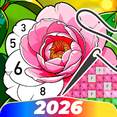 Connect Dots & Cross Stitch app icon