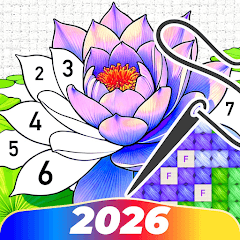 Cross Stitch Puzzle app icon